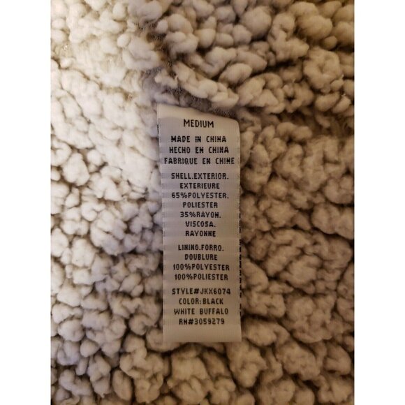 Thread & Supply Womens Buffalo Check Sherpa Lined Open Cardigan Jacket Size M - Picture 5 of 12